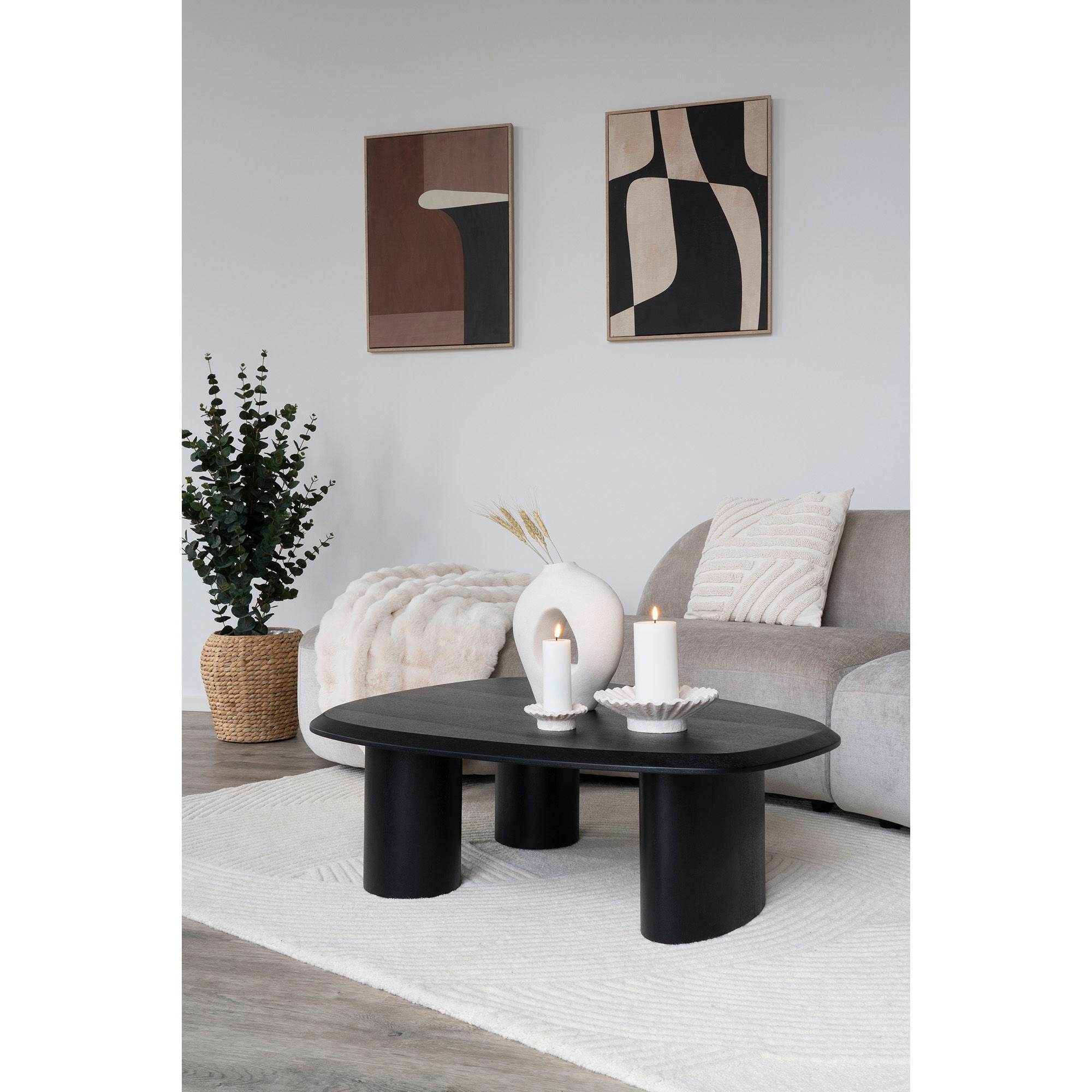 Farbe  Cape Town – Leinwandbild, braun/beige, 50×70 cm